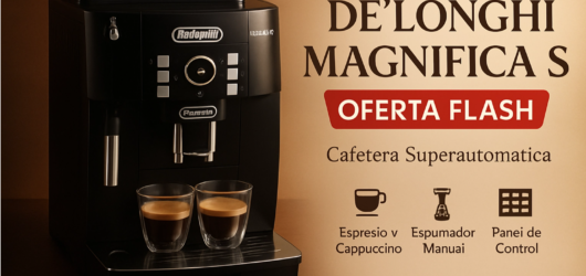 Disfruta Café Profesional en Casa – De’Longhi Magnifica S Perfetto, Espresso y Cappuccino, Espumador Manual